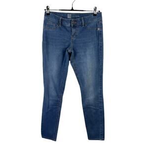 WASSIO Luxe Medium Wash Straight Leg Jeans Size 6 Cotton Stretch Blue